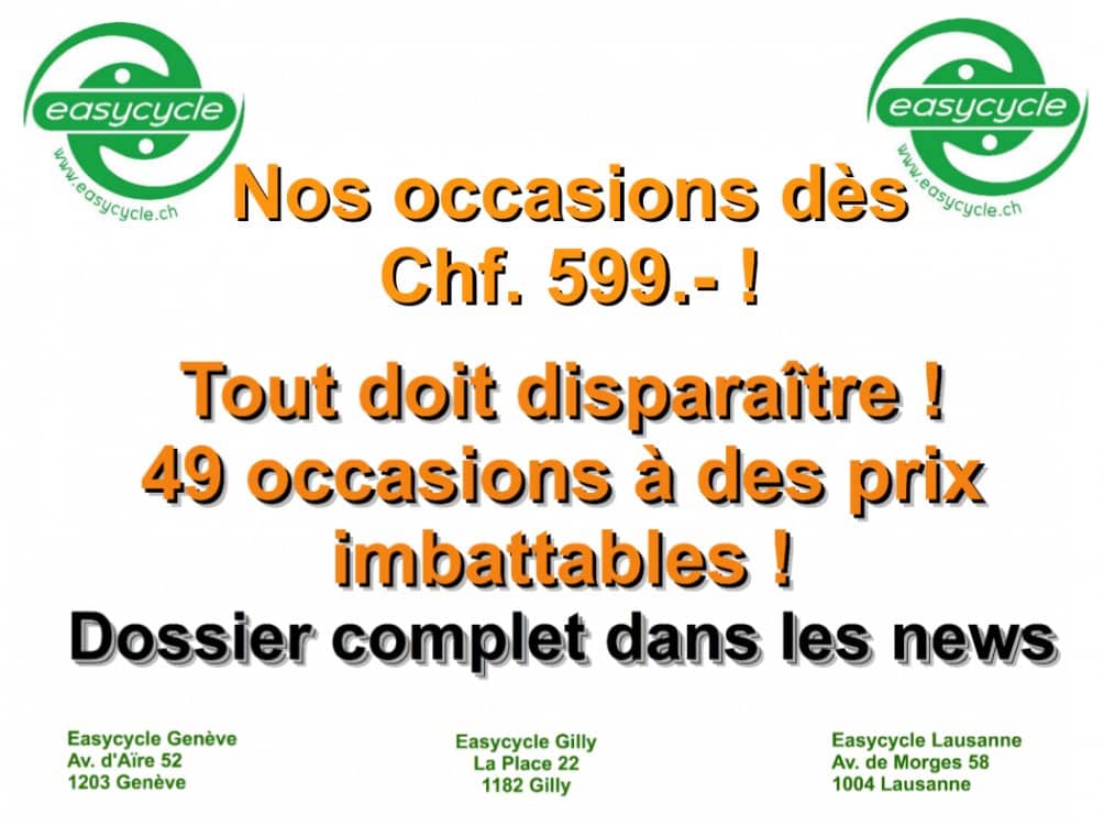 Nos occasions dès Chf. 599.- !