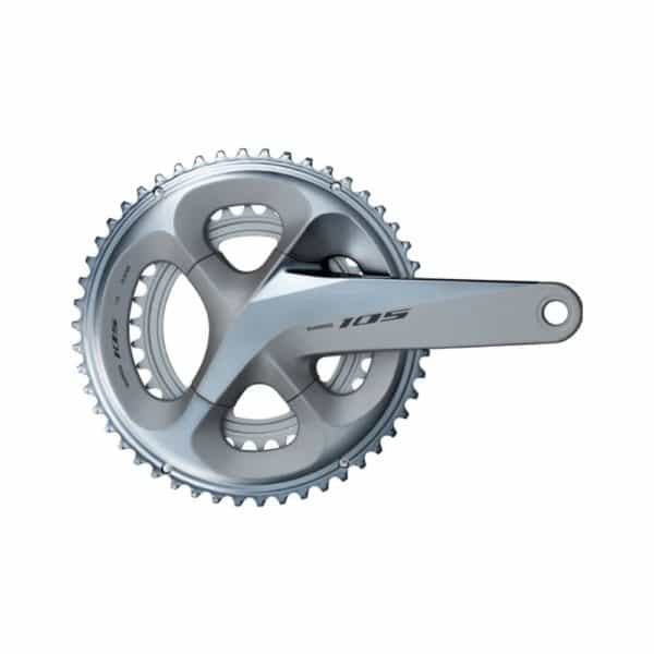 SHIMANO SET DE PÉDALIER 105 FC-R7000 HOLLOWTECH II-ARGENT