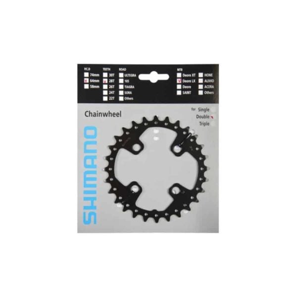 Shimano plateau FC-M675 28dents